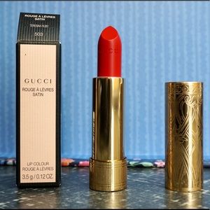 Gucci Teresina Ruby 503 Satin Brand New in box Lipstick minor damage